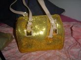 BOLSA DOURADA MICAHEL KORS
