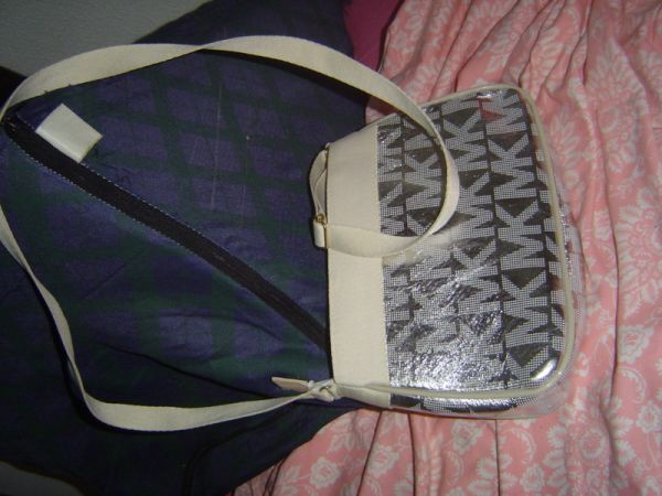 BOLSA prata transversal MICAHEL KORS